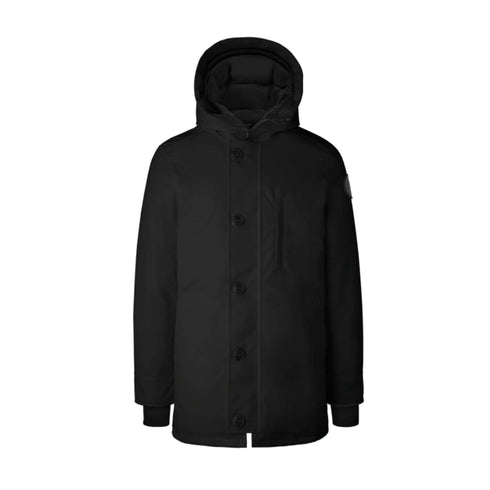 Canada Goose Parka medio Parka Uomo Chateau media lunghezza Nero - Francavilla Moda